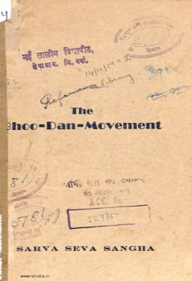 Gandhian Way and Bhoodan Movement