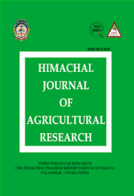 Himachal Journal of Agricultural Research