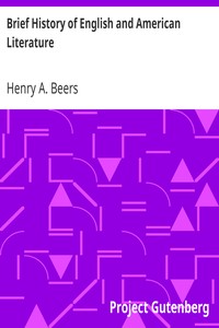 Brief History of English and American Literature